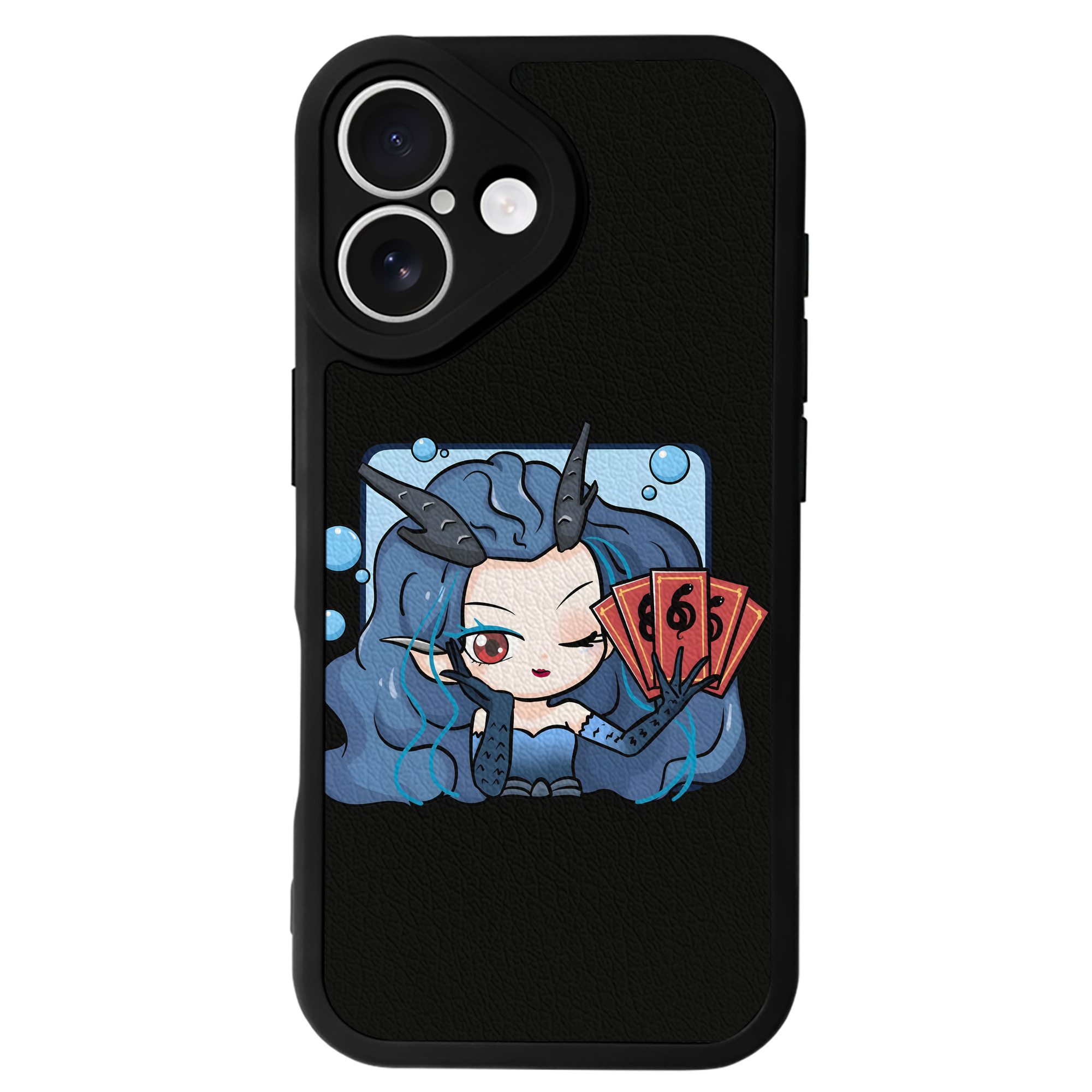 （画像用） Ne Zha 2 ナタ 魔童の大暴れ 【iPhone 16シリーズ対応】シリコンスマホケース（レザー調） 材質：シリコン